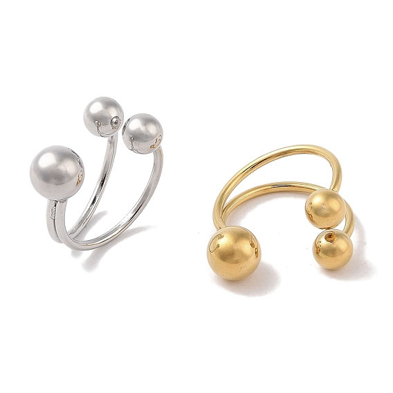 Ионное покрытие (ip) 304 круглые манжеты из нержавеющей стали для женщин