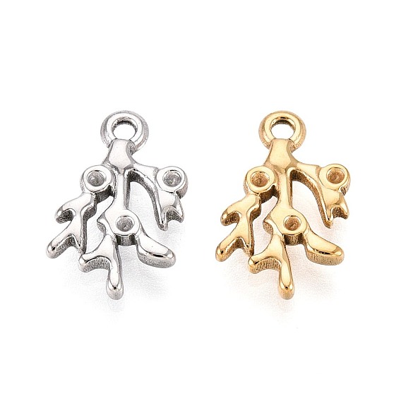 304 Настройки горный хрусталь из нержавеющей стали кулон, ионное покрытие (ip), филиал