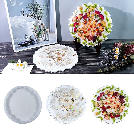 Чашки коврик силиконовые формы, формы для литья смолы, для уф-смолы, изготовление изделий из эпоксидной смолы