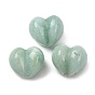 Бусины из природных амазонит, сердце