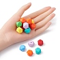 Perles focales hexagonales en silicone écologique de qualité alimentaire, perles à mâcher pour les jouets de dentition, Diy soins infirmiers colliers faisant