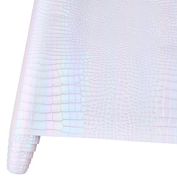 Ткань из искусственной кожи с крокодиловым узором, товары для рукоделия