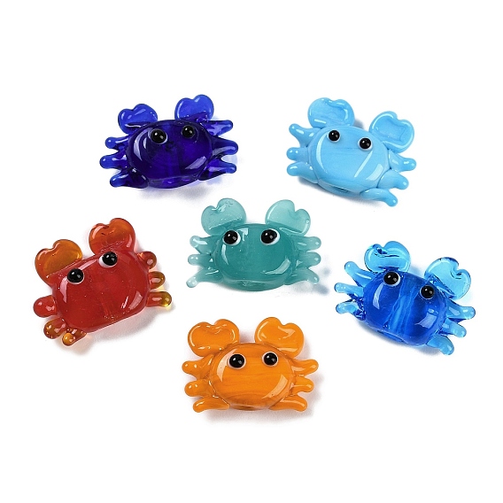 Бусины лэмпворк , краб