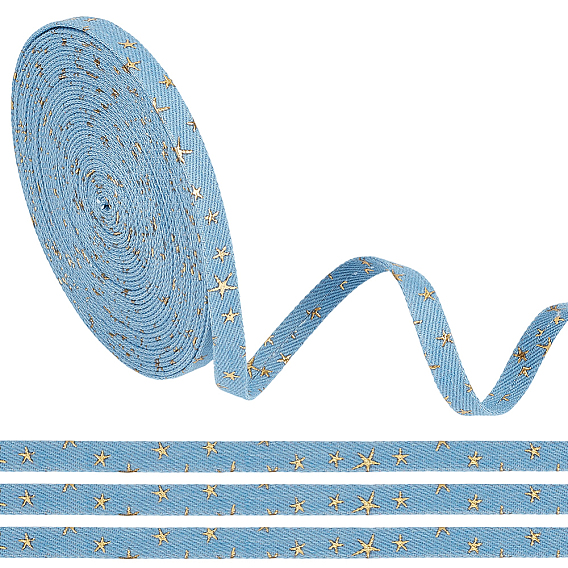 10м ленты из джинсовой ткани, звезда картины, лямка для замены ручек сумки