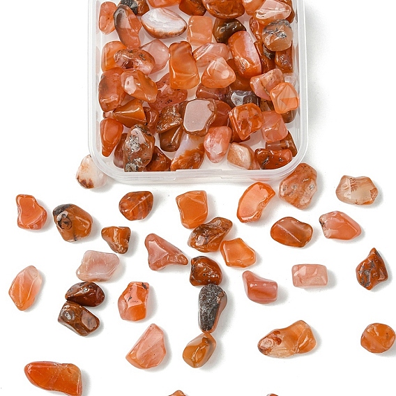 50g натуральные бусины из сердолика, нет отверстий / незавершенного