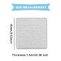 Blank Aluminum Custom Engraving Name Plate, Business Card Blanks, Square