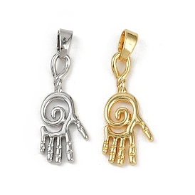 Латунные подвески, без кадмия и без свинца, ладонь