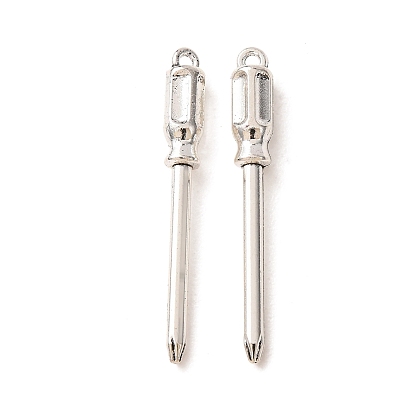 Tibetan Style Alloy Pendants, Screwdriver Charms