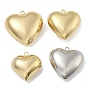 Подвески сердце латуни