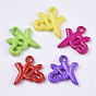 Opaque Acrylic Pendants, with Word Yes