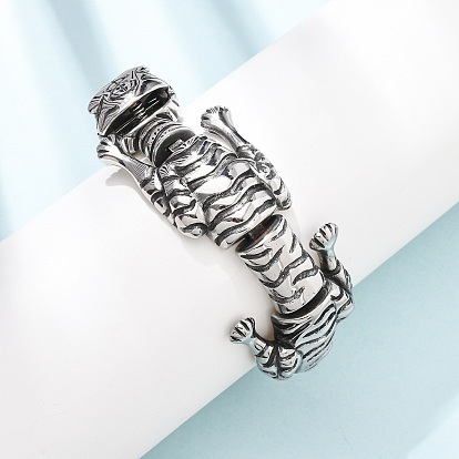 304 браслеты-цепочки из нержавеющей стали для женщин и мужчин, тигр