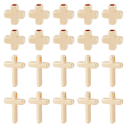 Набор для изготовления крестов, включая латунные бусины и подвески