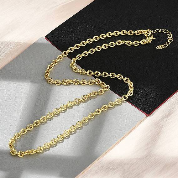 Ожерелья-цепочки из латуни для женщин, стойки покрытие, без кадмия и без свинца, долговечный