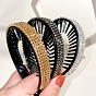 Sparkling Hair Accessories for Women - Lazy Ponytail Holder with Diamond Beads and Tassel Decoration