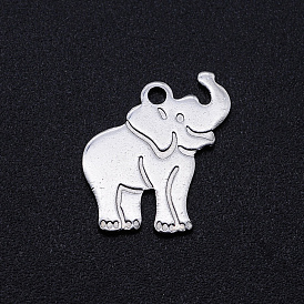 201 Stainless Steel Pendants, Elephant