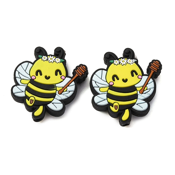 Силиконовые бусины, фокусные бусы, Пчелы