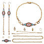 DIY Earring and Bracelets Making, with MIYUKI & TOHO Japanese Seed Beads, Handmade Links, Brass Chain Links and Brass Earring Hooks