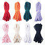 8 écheveaux 8 couleurs de fil de coton tressé pour loisirs créatifs et tricot