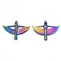 Plated Alloy Big Pendants, Cadmium Free & Lead Free, Ancient Egyptian Winged Goddess