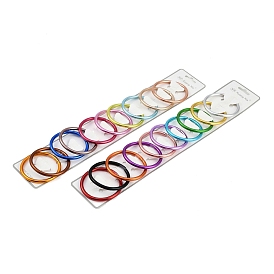 Aluminium Open Jump Rings, Round Ring