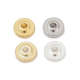 Spacer бисер латунные, плоско-круглые