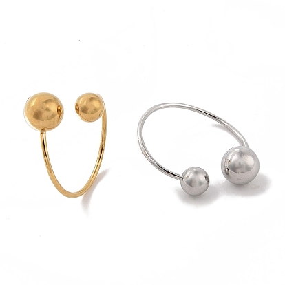 Ионное покрытие (ip) 304 круглые манжеты из нержавеющей стали для женщин