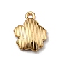 Alloy Enamel Pendants, with Plastic Imitation Pearl, Golden, Flower Charm