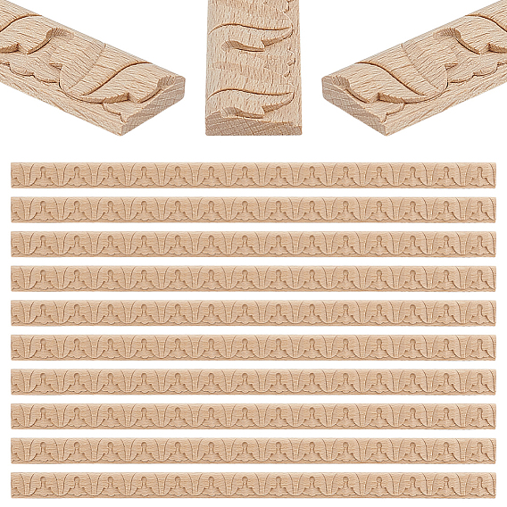 20Pcs Wood Ceiling Molding, Wall Trim for Furniture, Door, Wardrobe, Home Decor