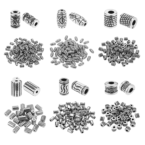 410Pcs 6 style  CCB Plastic Beads, Mixed Shape