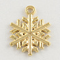 Сплавочные подвески тибетского стиля, снежинка, без кадмия и без свинца, 20x15x2 мм, Отверстие : 1.5 мм , около 800 шт / 1000 г