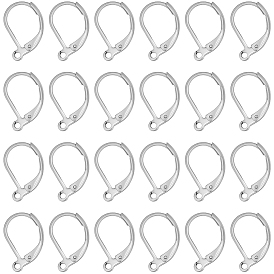 160 шт. 304 серьги с рычагом из нержавеющей стали, с петлей