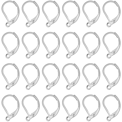 160 шт. 304 серьги с рычагом из нержавеющей стали, с петлей
