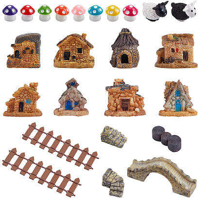 Resin Home Decorations, Mixed Shapes