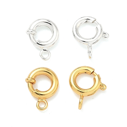 Латунная застежка пружинного кольца, долговечный, без свинца и без кадмия, стойки покрытие