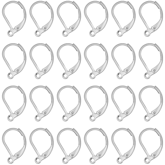 160 шт. 304 серьги с рычагом из нержавеющей стали, с петлей