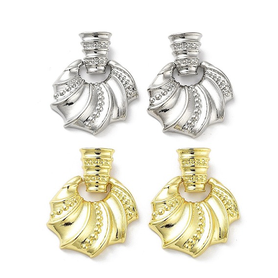 Pendentifs en laiton, sans cadmium et sans plomb, fleur