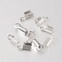 Sterling Silver End Tips, with 925 Stamp, 1.5mm, hole: 1.5mm, about 925pcs/100g