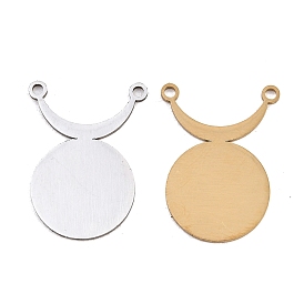 201 подвески из нержавеющей стали, Подвески в виде полумесяца и диска