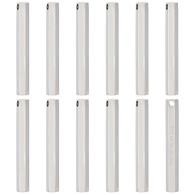 12Подвески из нержавеющей стали, шестиугольник