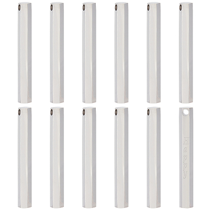 12Подвески из нержавеющей стали, шестиугольник