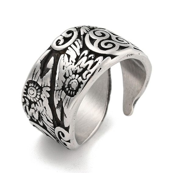 304 Stainless Steel Open Rings, Pattern Definition