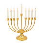 Iron 9-Branch Menorah Candle Holder