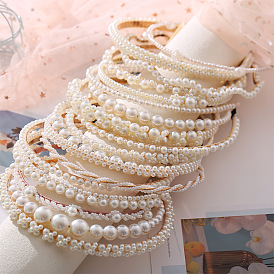 Vintage Pearl Headband for Women - Chic and Simple Wave Hair Accessory