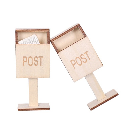 Имитация почтового ящика в кукольном домике, аксессуары для кукольного домика с микро-ландшафтом, притворяясь опорными украшениями