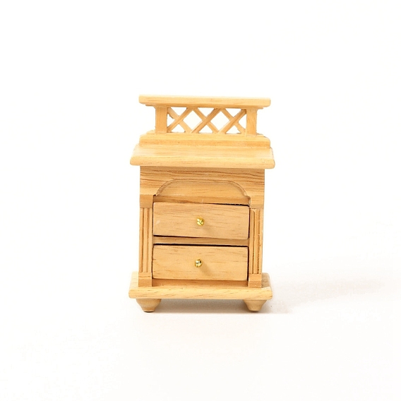 Миниатюрные креативные украшения для мебели, прикроватный столик микропейзаж кукольный домик аксессуары, притворяясь опорными украшениями