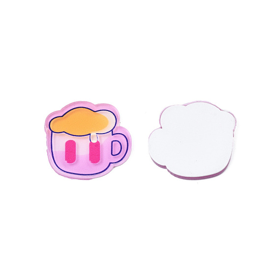 Printed Acrylic Cabochons, Cup