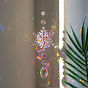 Snowflake K9 Glass Big Pendant Decorations, Hanging Sun Catchers, Crystal Prism Rainbow Maker for Christmas Tree, Ceiling Chandelier, Window, Garden