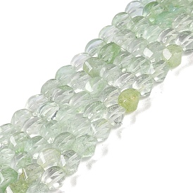Watermelon Stone Glass Beads Strands, Twist