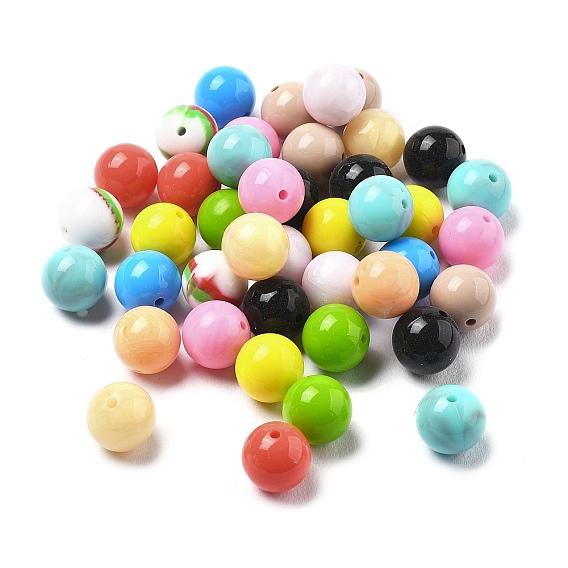 Силиконовые бусины, фокусные бусы, круглые