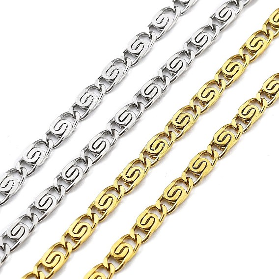 304 из нержавеющей стали lumachina цепи, граненый несварной, с катушкой